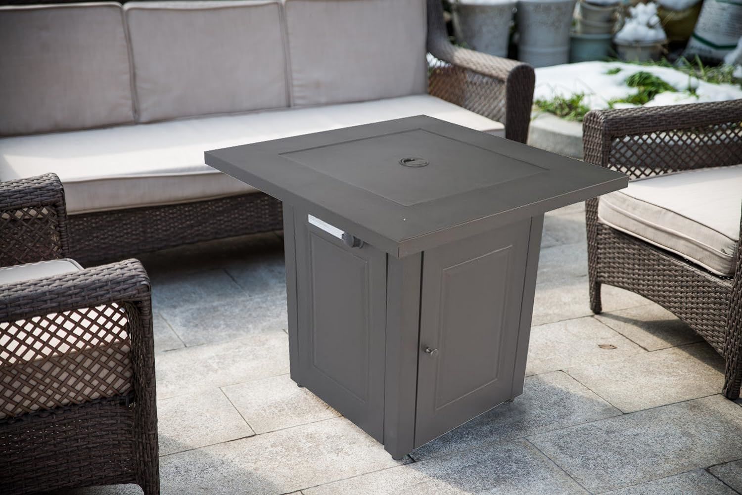LEGACY HEATING Propane Fire Pit Table Doba
